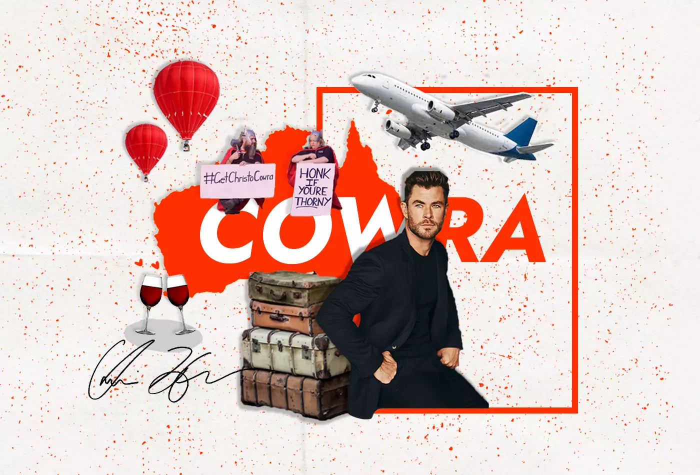 Cowra Tourism’s alluring ad campaign attracts Chris Hemsworth's attention