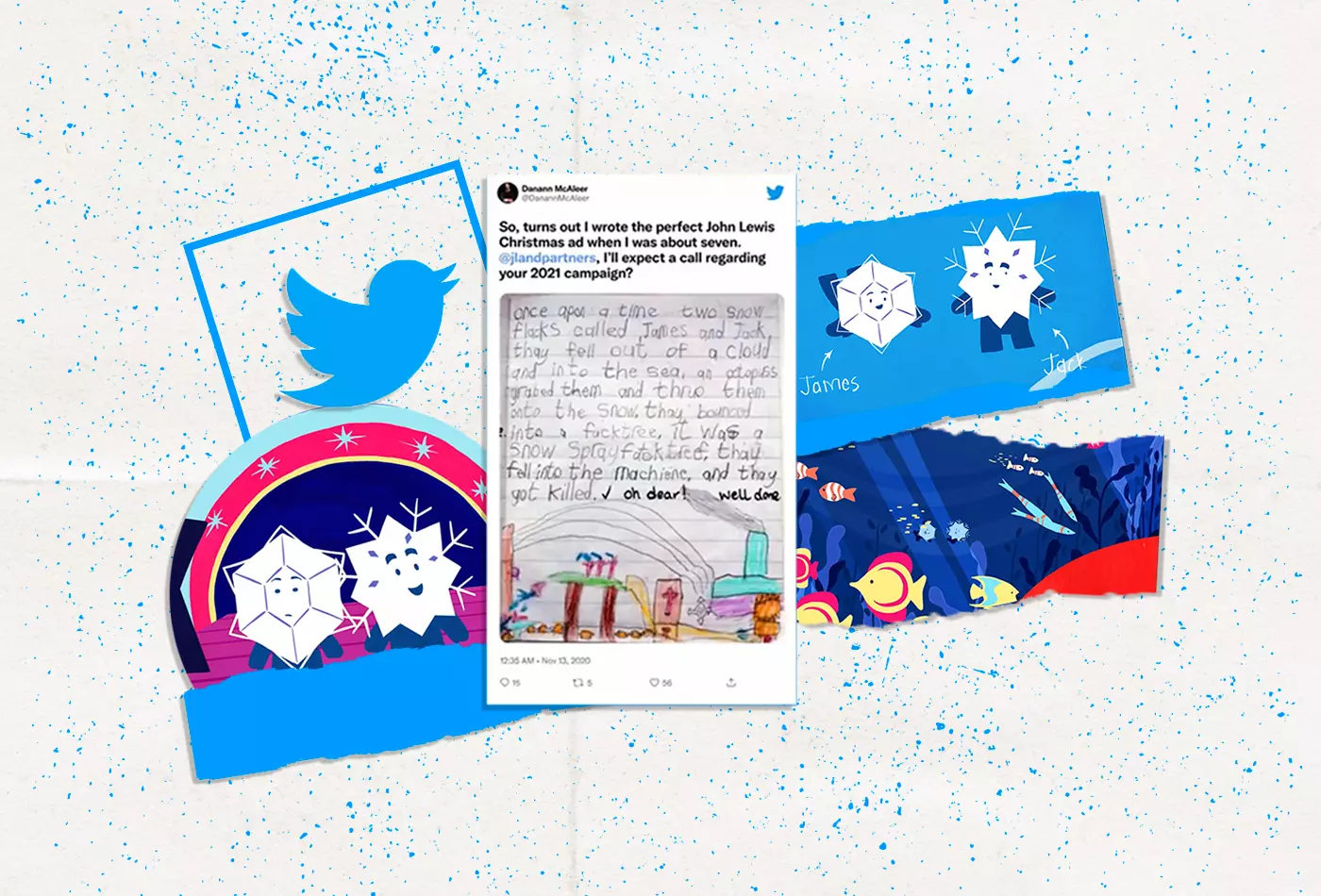 Twitter stories make a perfect Christmas ad